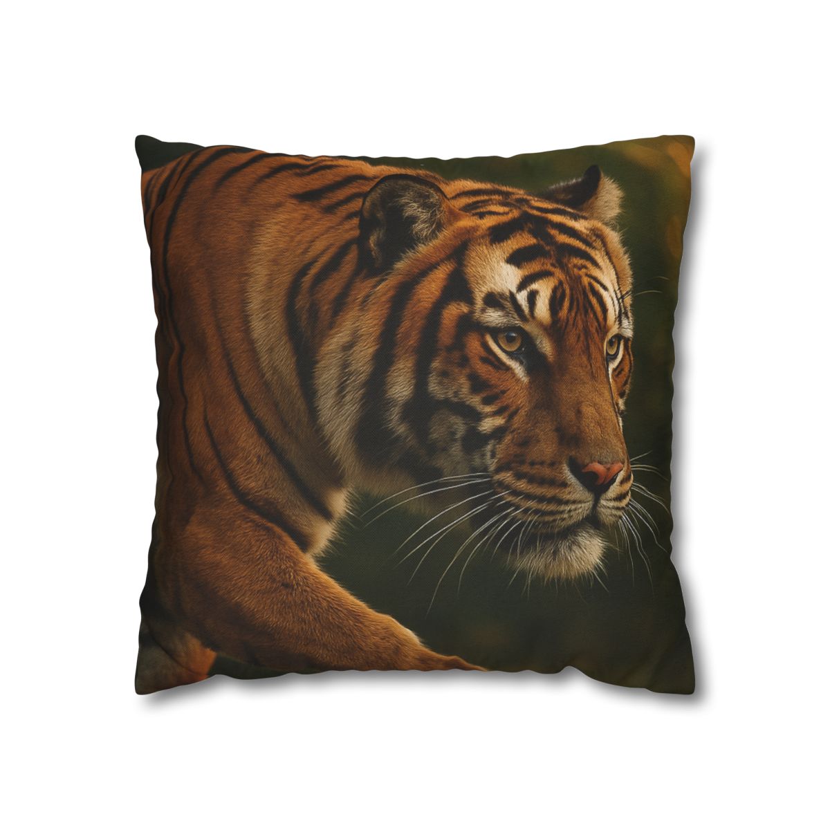 Forest Stalker Bengal Tiger custom pillow cases