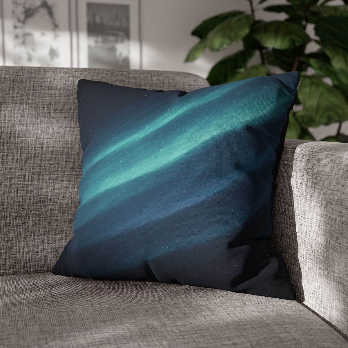 Aurora Particle Drift personalized pillow covers