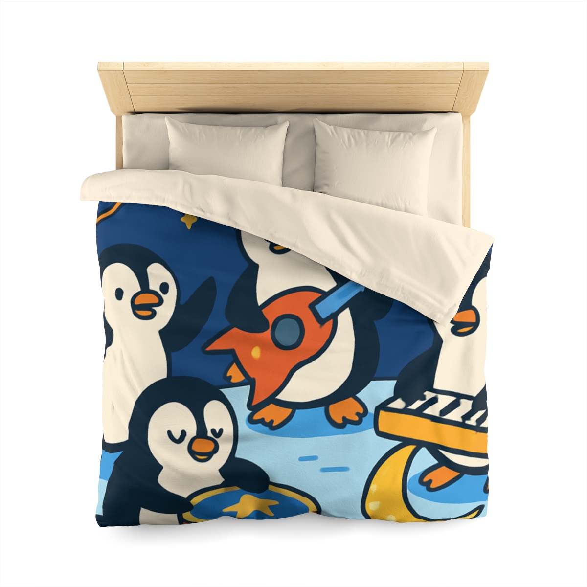 Starlight Symphony Penguin Band unique patterned duvets