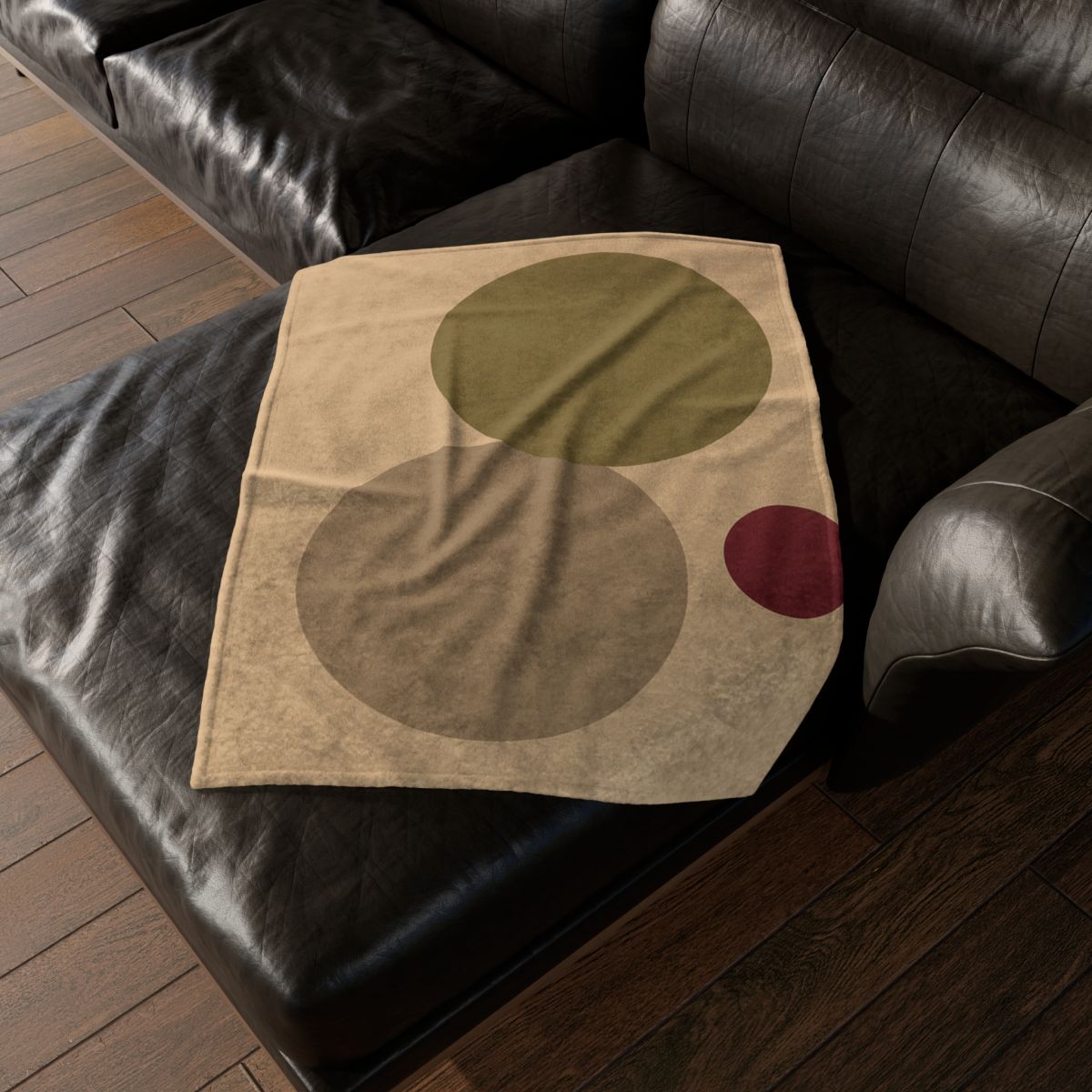 Three Circles With Shared Edge personalized cozy blankets