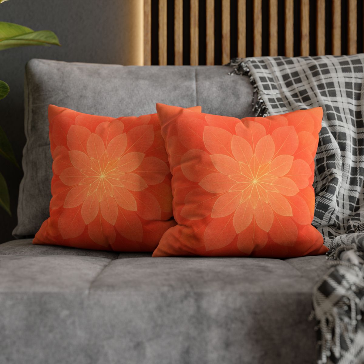 Petal Radius Kaleidoscope stylish decorative pillowcases