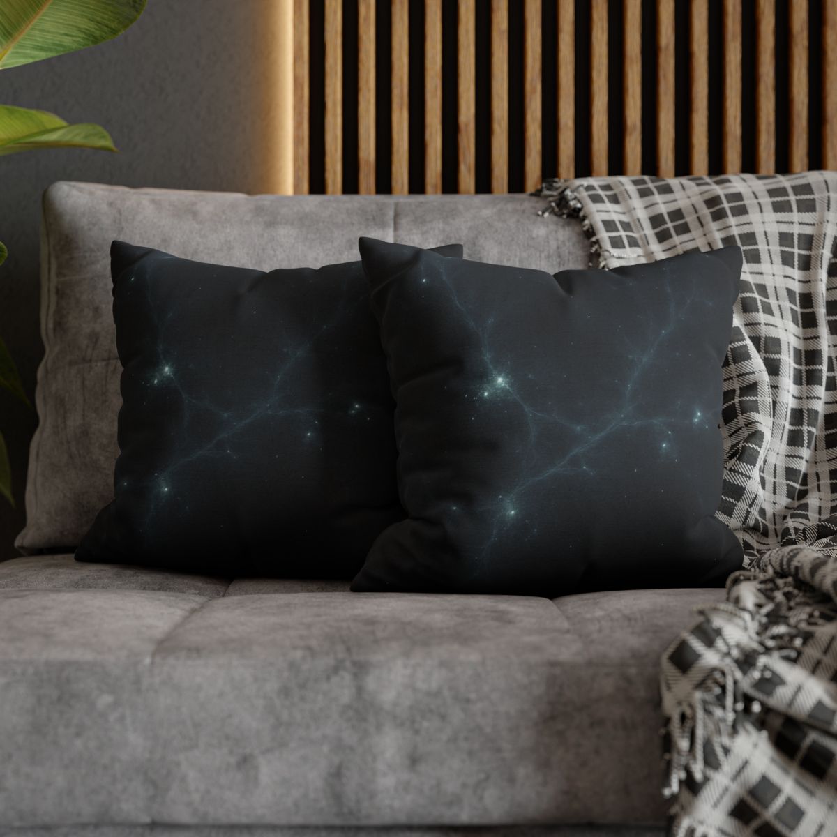 Cosmic Web Filament Tapestry designer print pillow cases