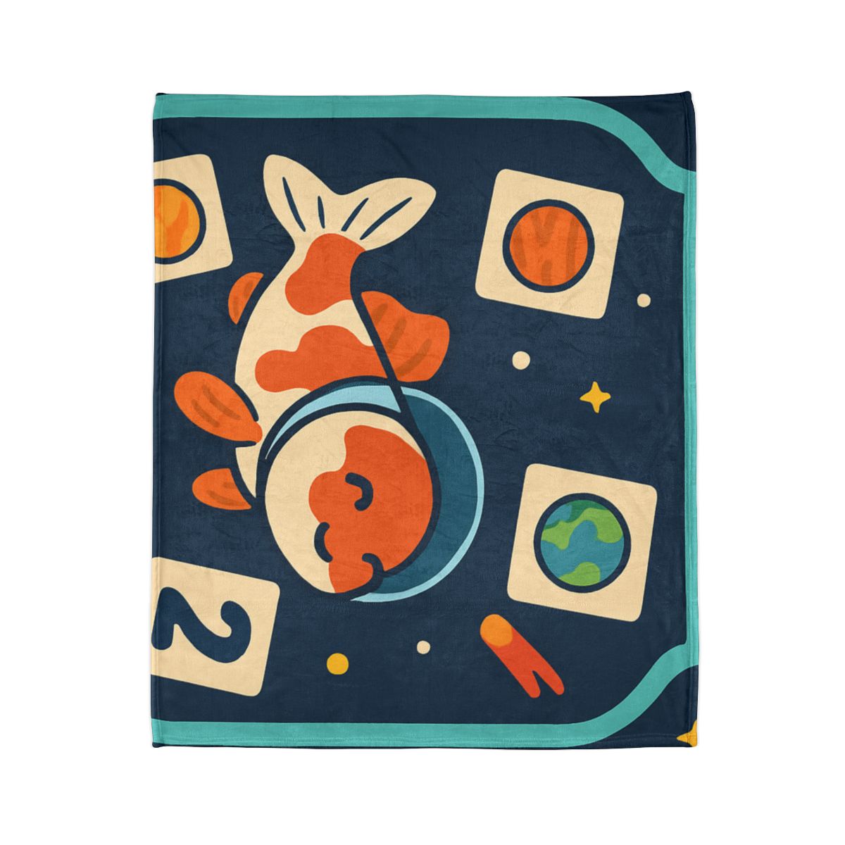 Comet Koi Classroom decorative home blankets