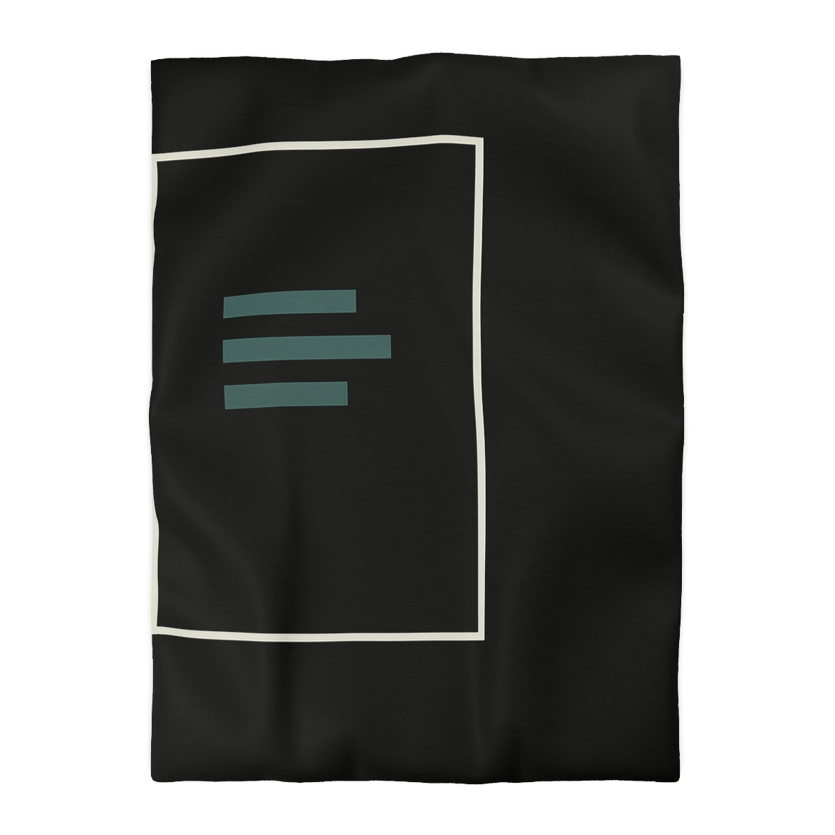 Stacked Frame And Three Bar Signal custom duvets