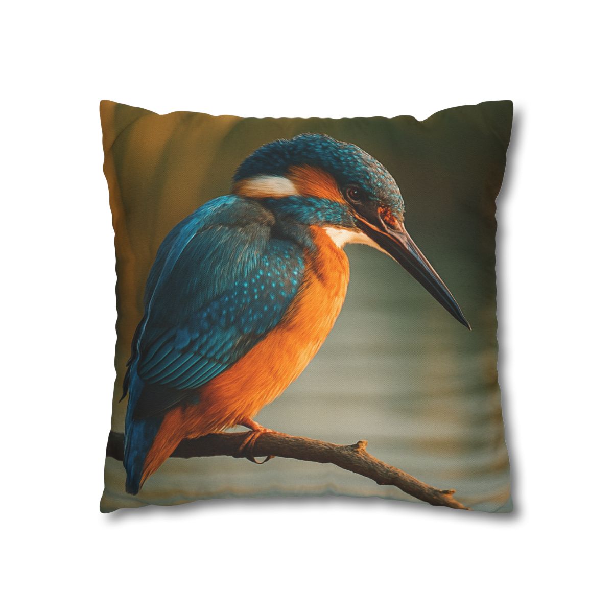 Aurora Splash Common Kingfisher comfortable bedding pillow covers
