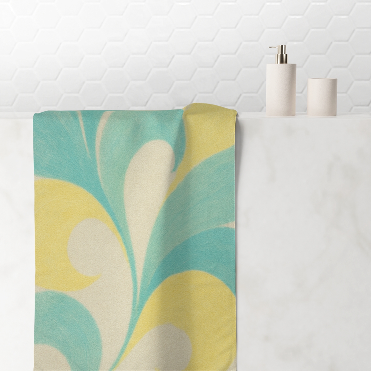 Curled Petal Overlay stylish beach towels