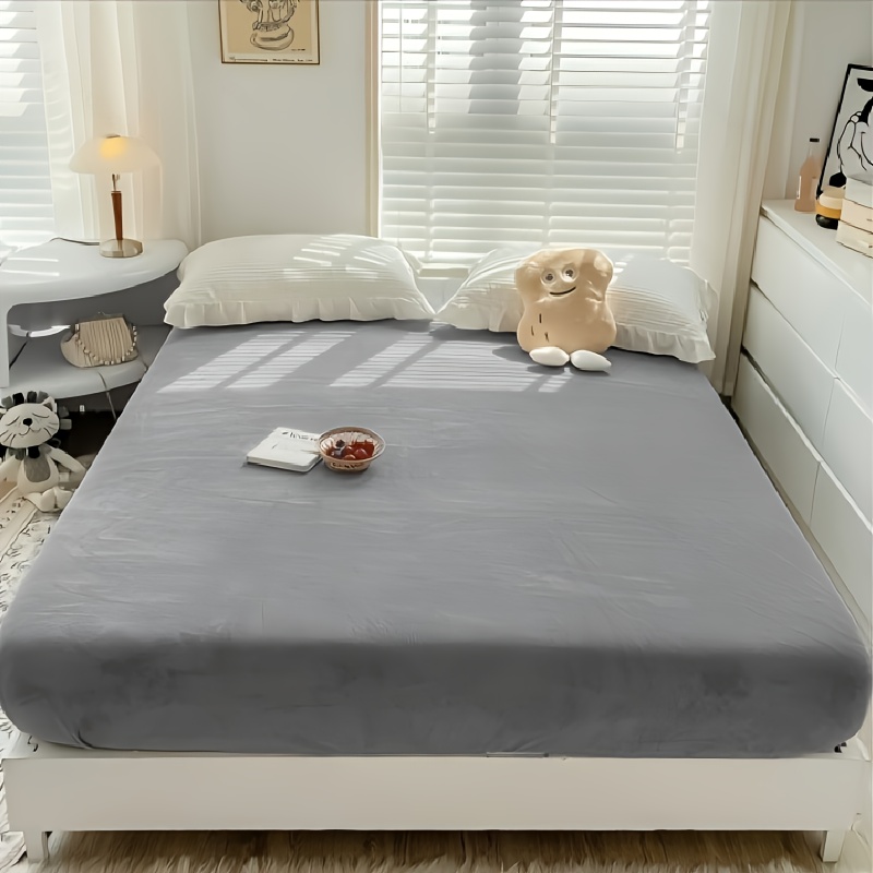 All Season Soft Fitted Bedsheet Mattress Cover