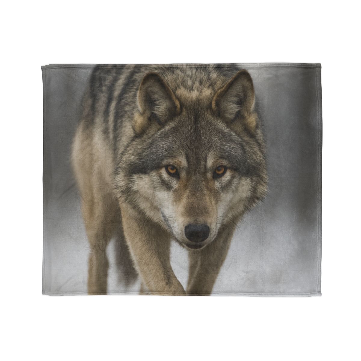Silver Hush Gray Wolf warm winter blankets