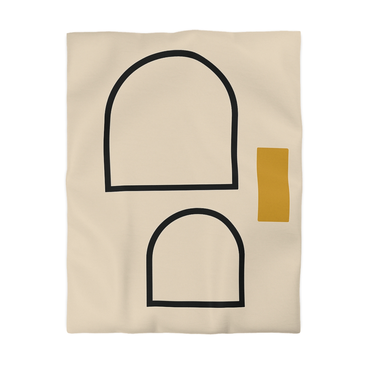 Arc Window Alignment designer printed duvets