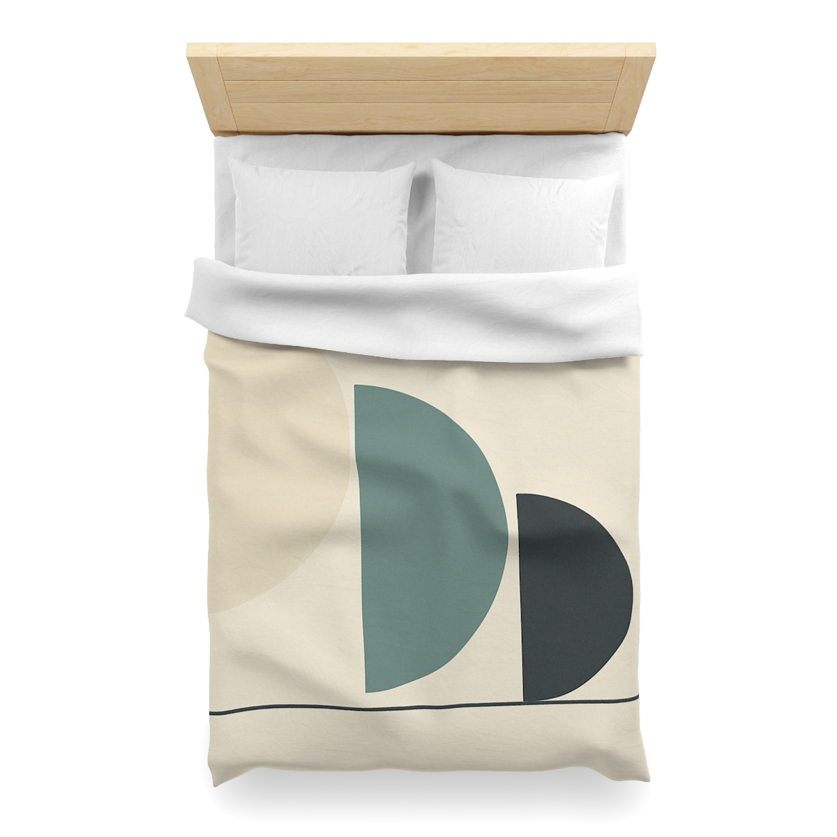 Staggered Crescent Trio soft comforter duvets