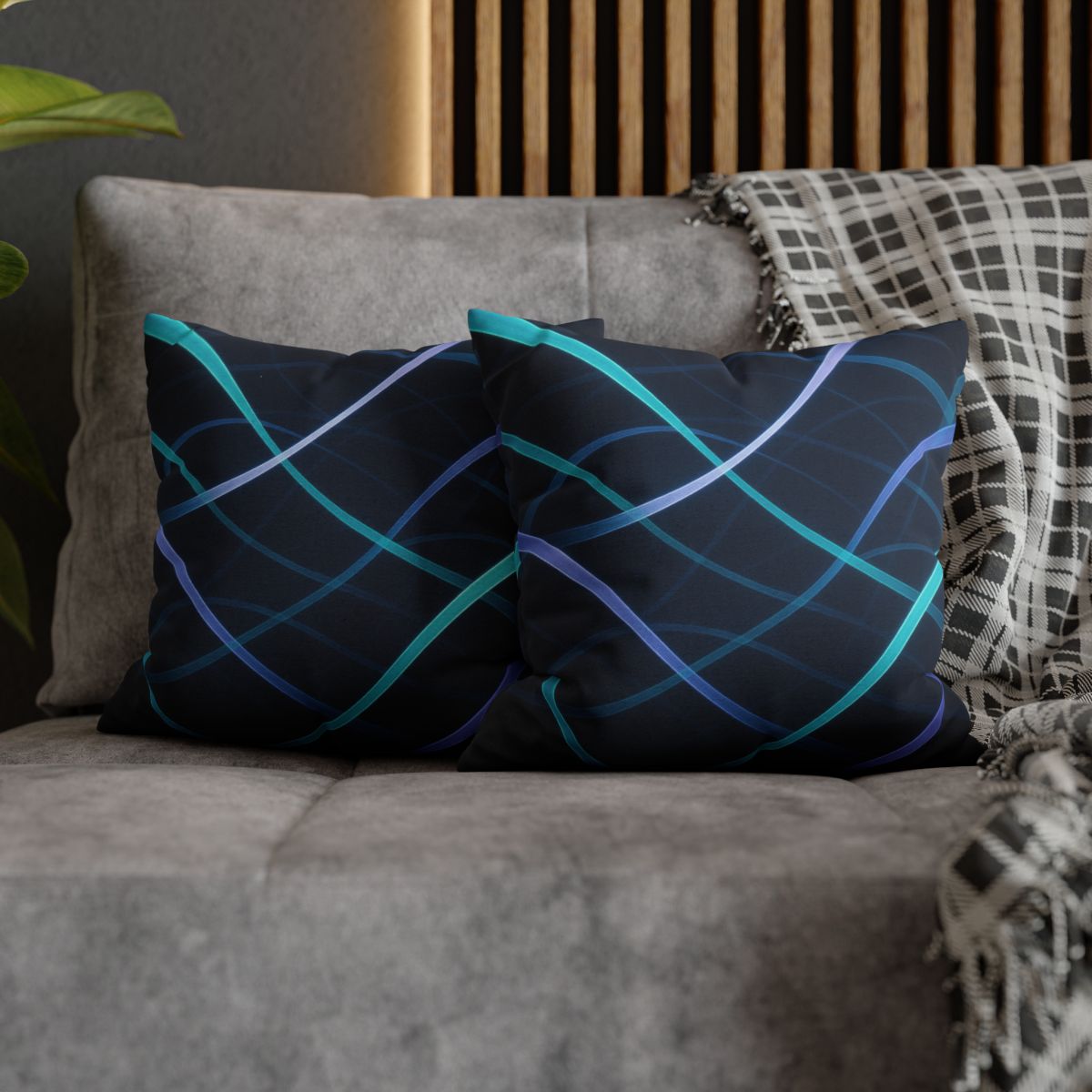 Gravitational Ribbon Lattice custom pillow cases