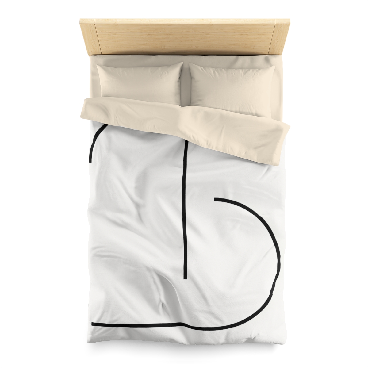 Twin Arc Horizon Offset custom duvets