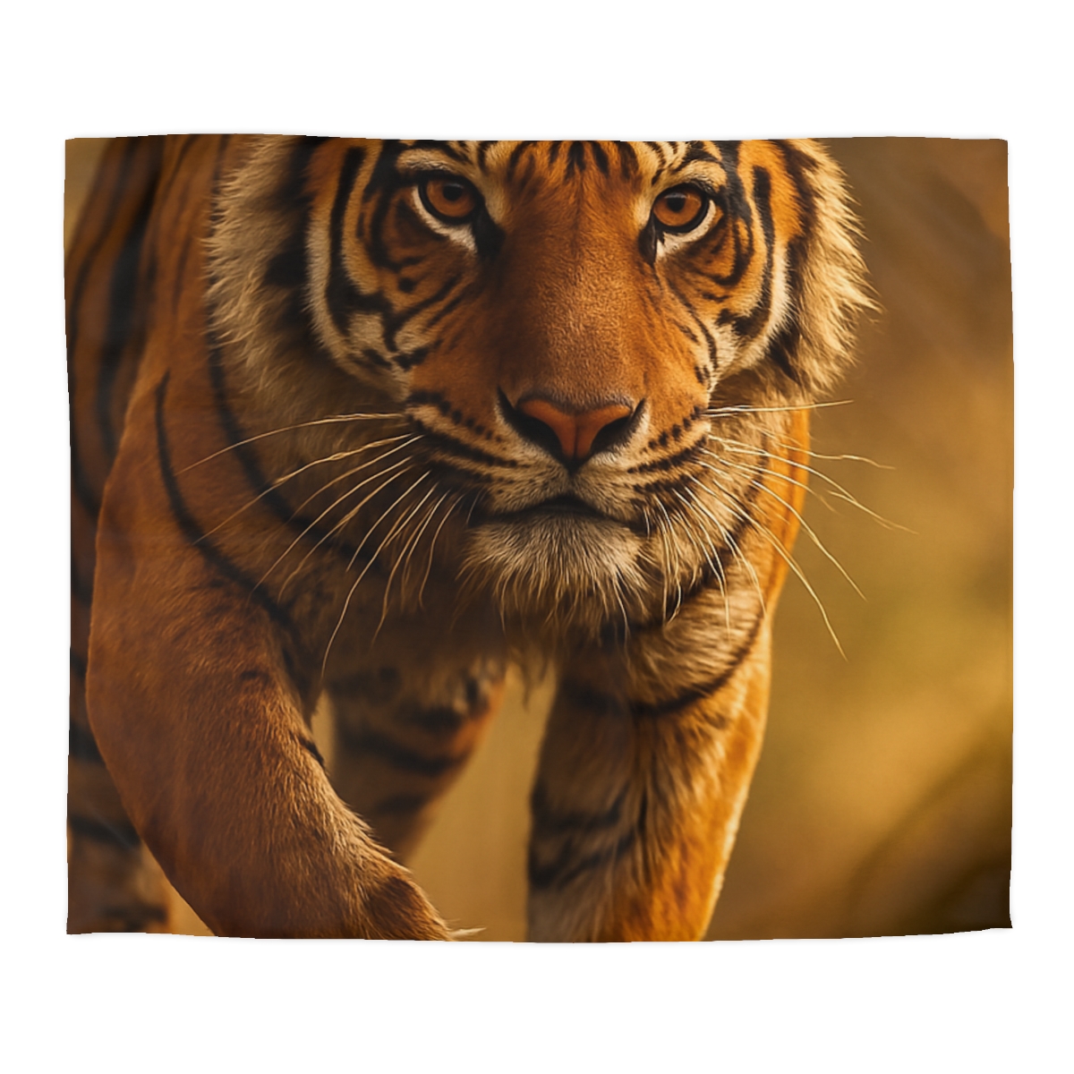 Crimson Stride Tiger duvets for gifts