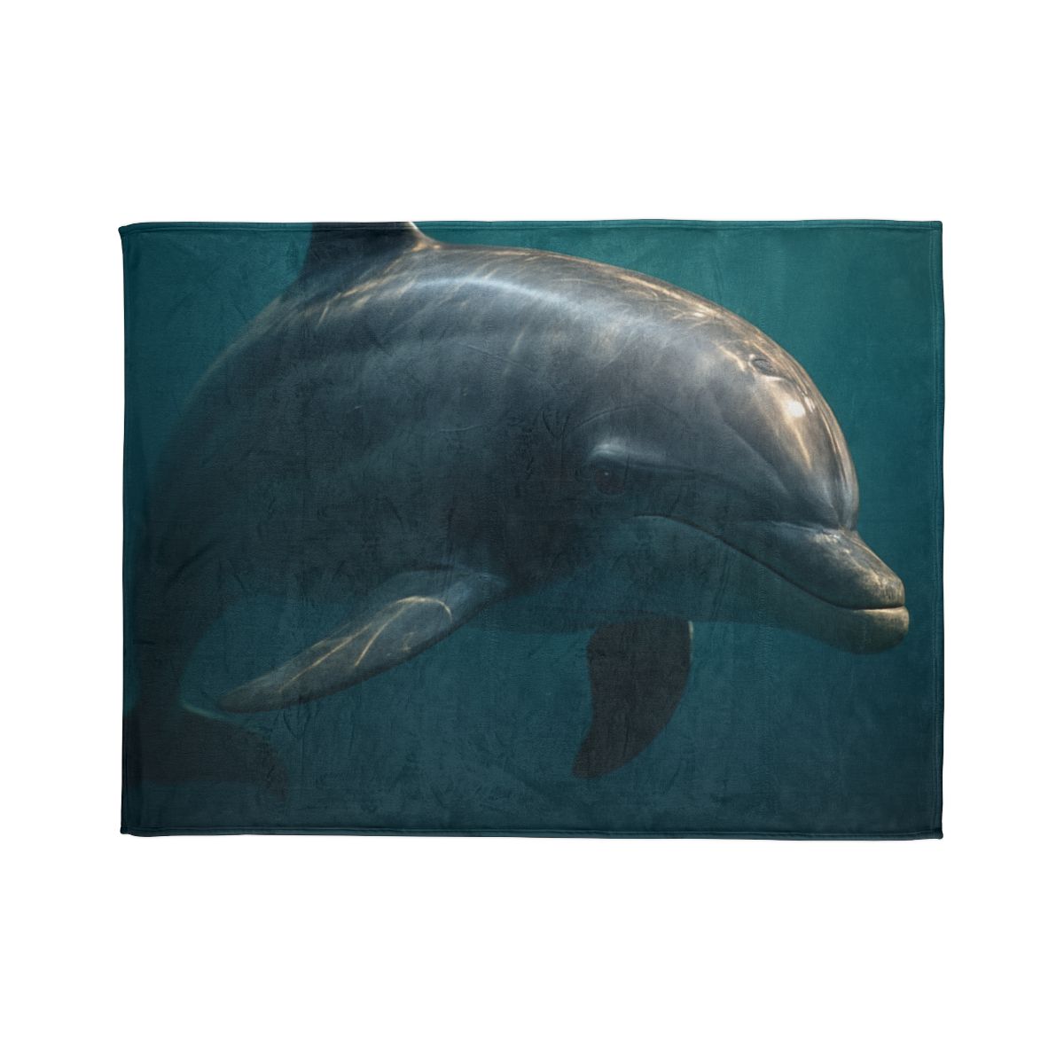 Nebula Drift Bottlenose Dolphin soft fleece blankets
