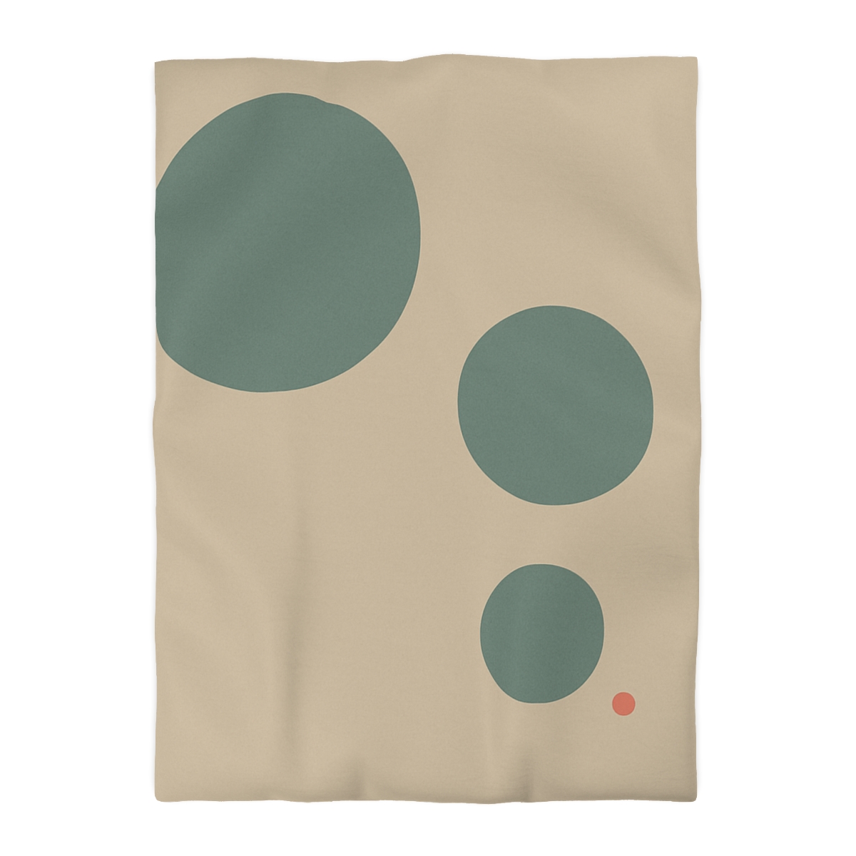 Quiet Triplet Of Offset Circles soft comforter duvets