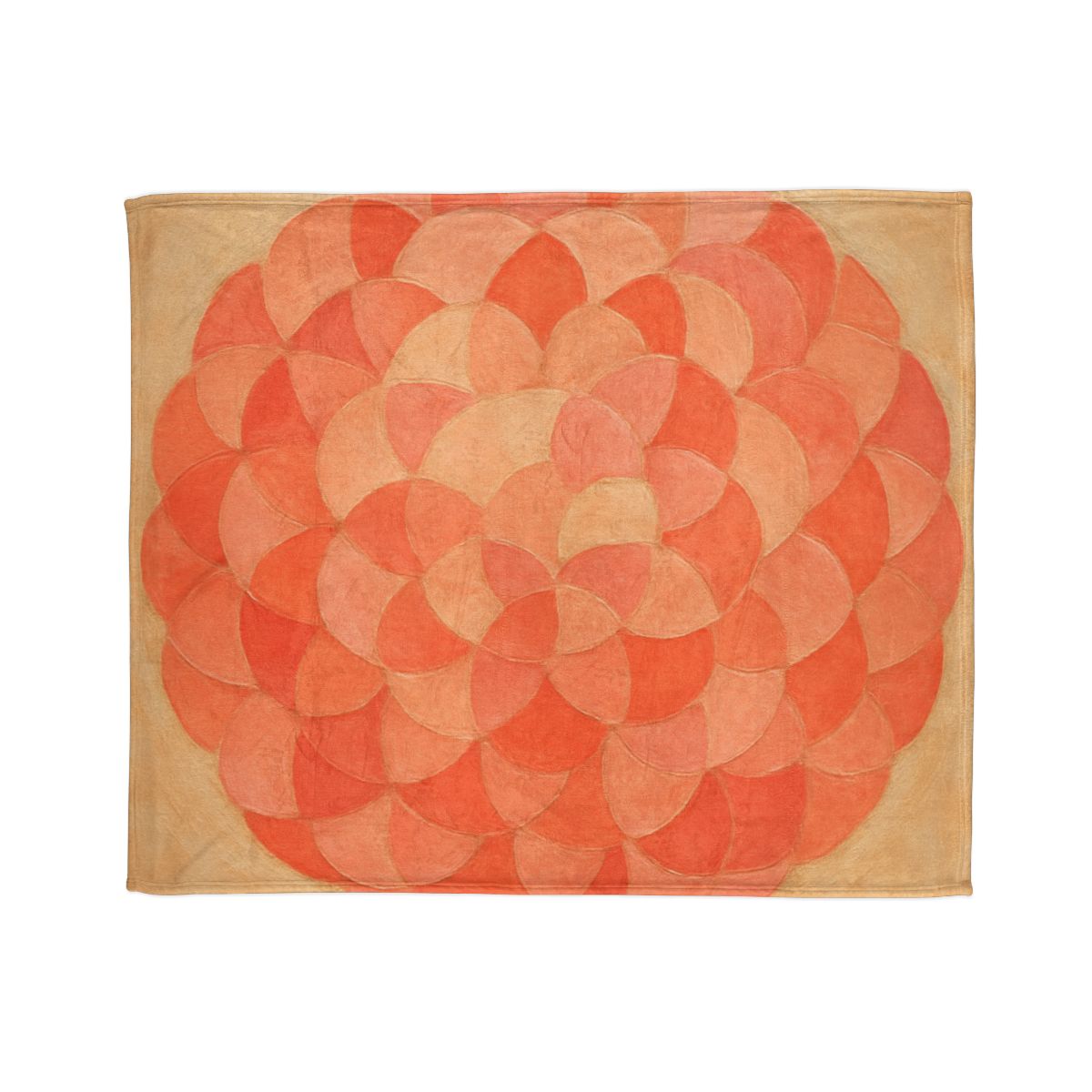 Petal Mosaic Halo designer printed blankets