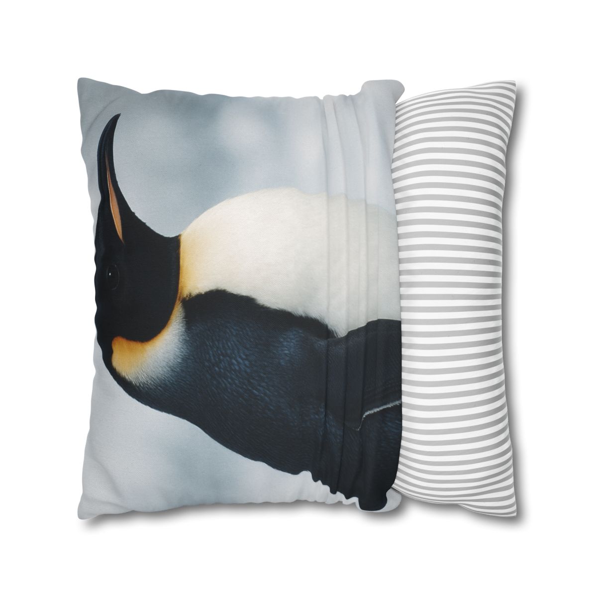 Aurora Drift Emperor Penguin comfortable bedding pillow covers