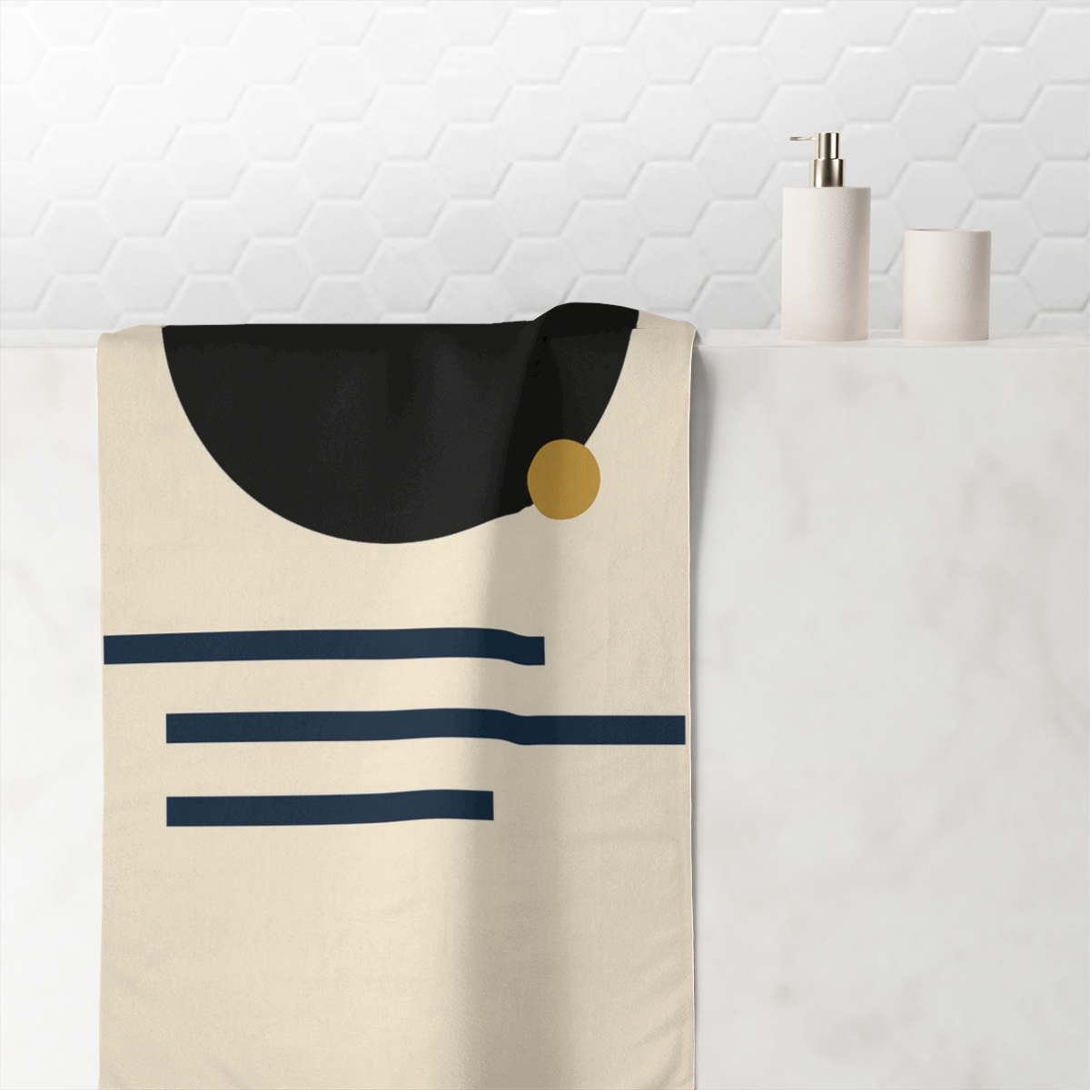 Eclipse Disc And Orbit Bars soft cotton towels