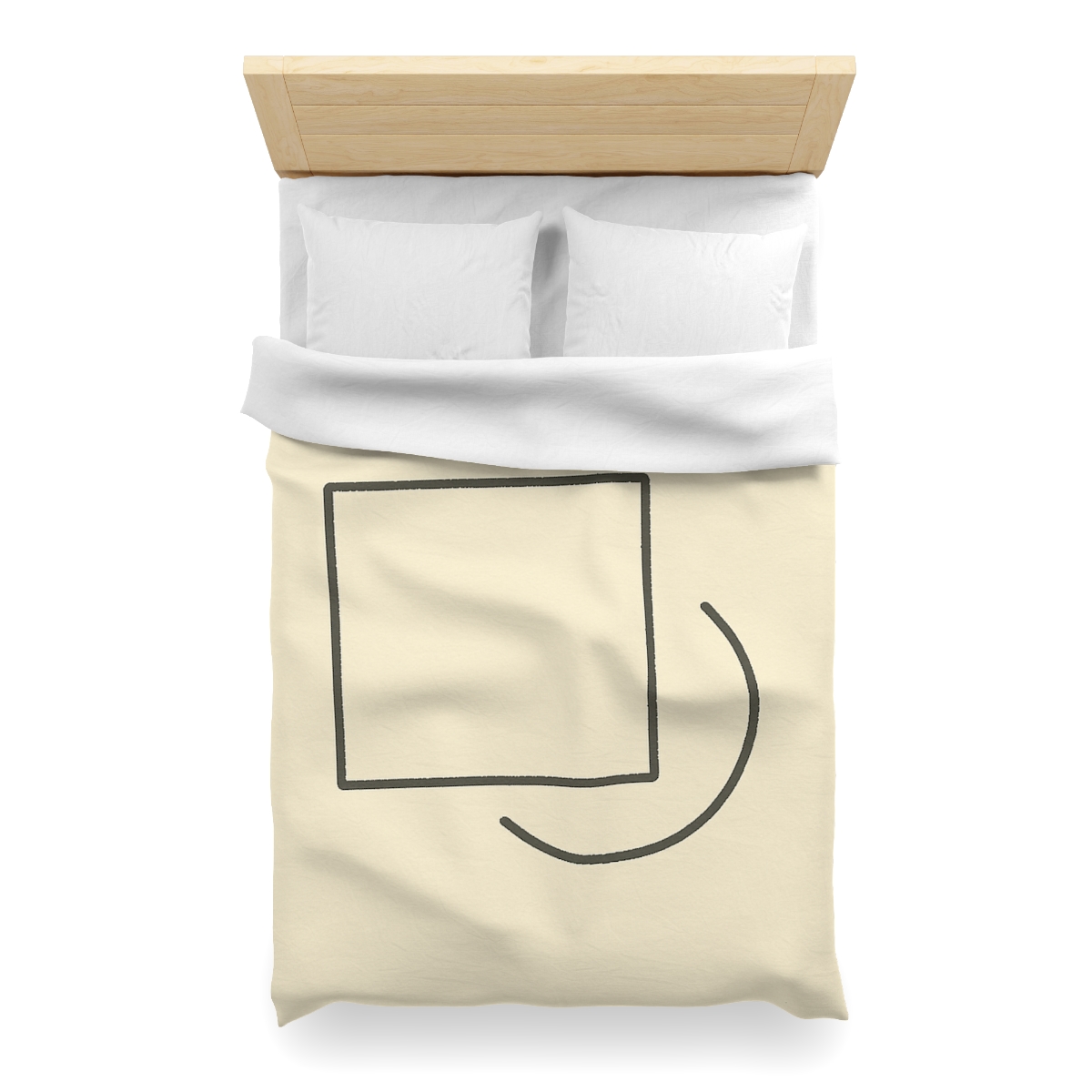 Offset Frame With Crescent Anchor warm winter duvets