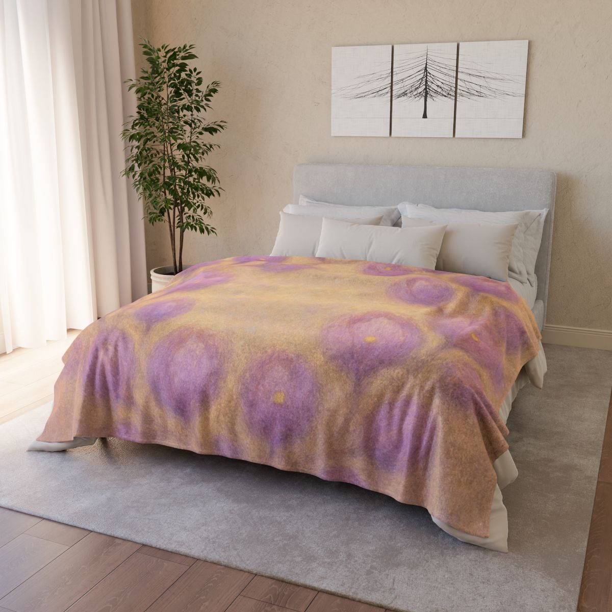 Bud Cluster Halo custom blankets