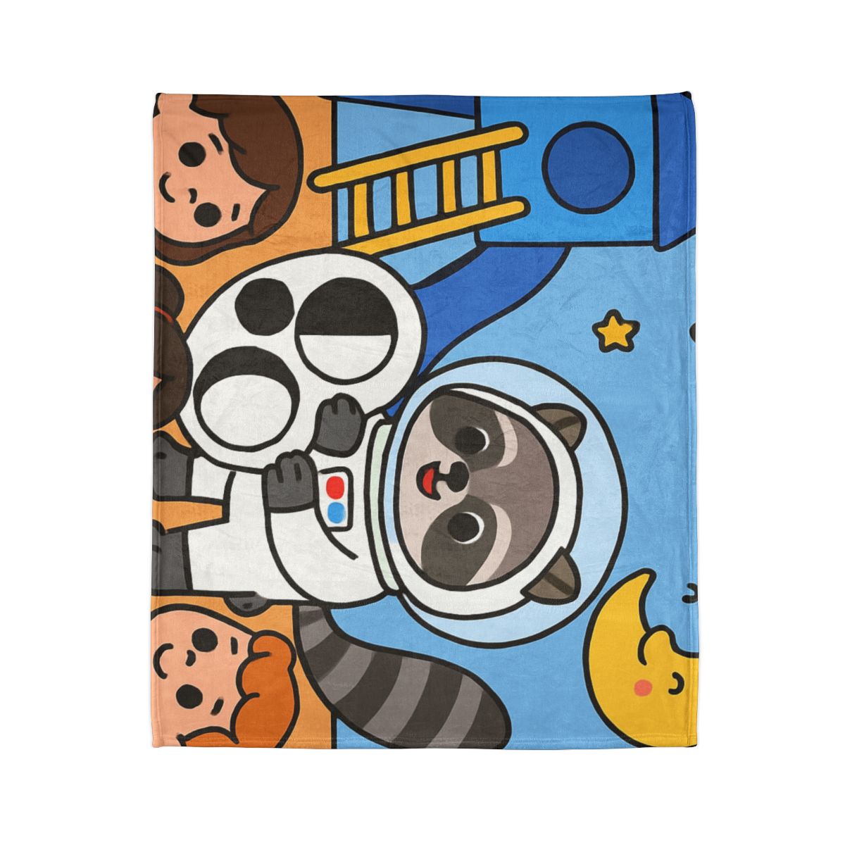 Moon Phase Playground Parade personalized cozy blankets