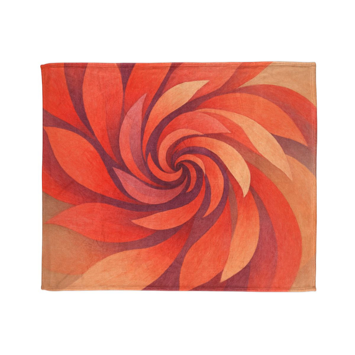 Petal Spiral Radiance unique gift blankets
