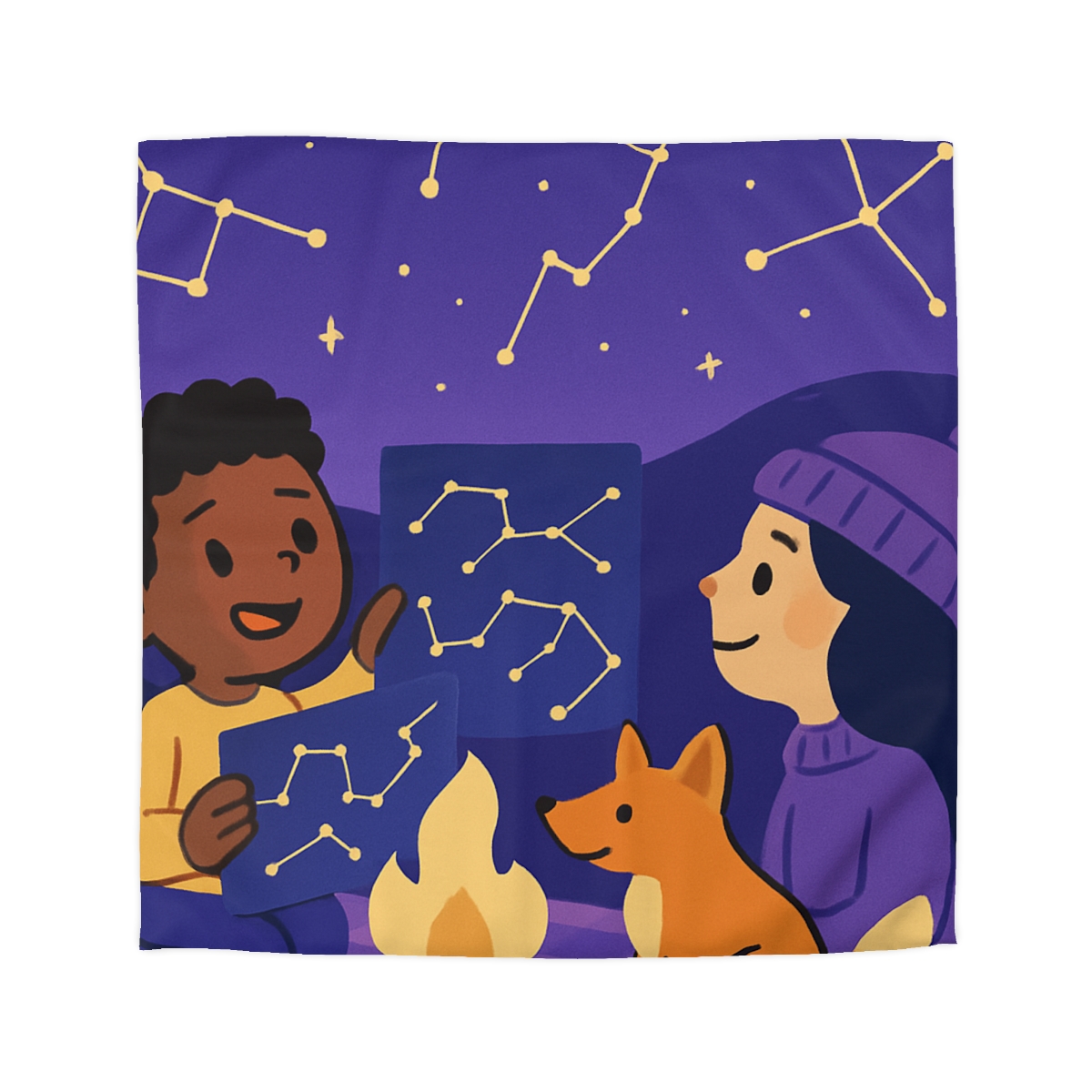 Constellation Camping soft comforter duvets