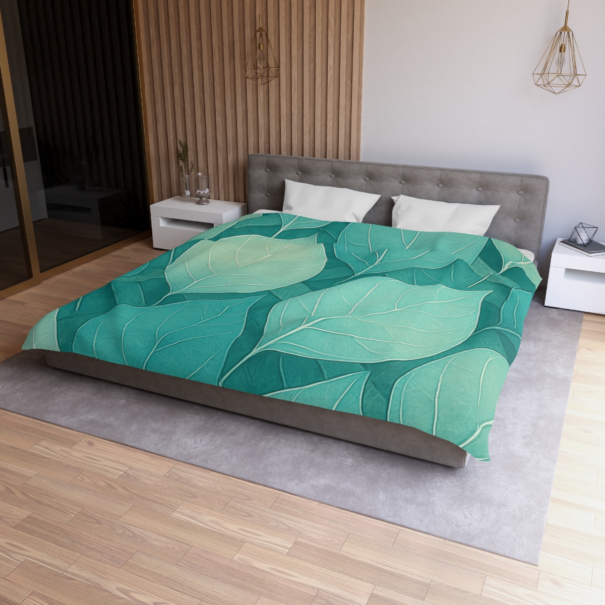 Leaf Vein Prism Weave soft comforter duvets