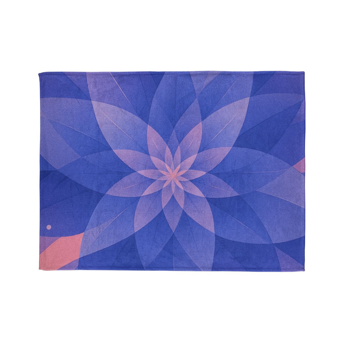 Petal Prism Overlap soft fleece blankets