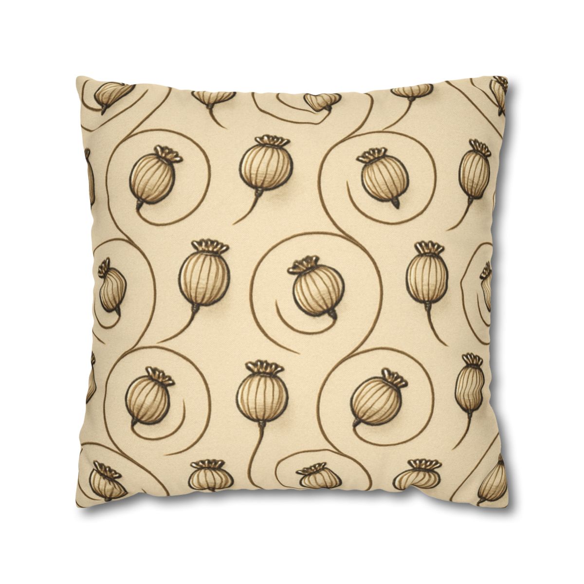Seed Pod Spiral Ledger personalized pillow covers