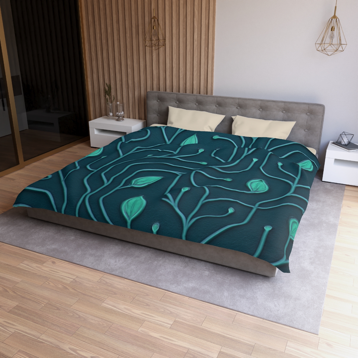 Vine Circuit Lattice personalized bedding duvets