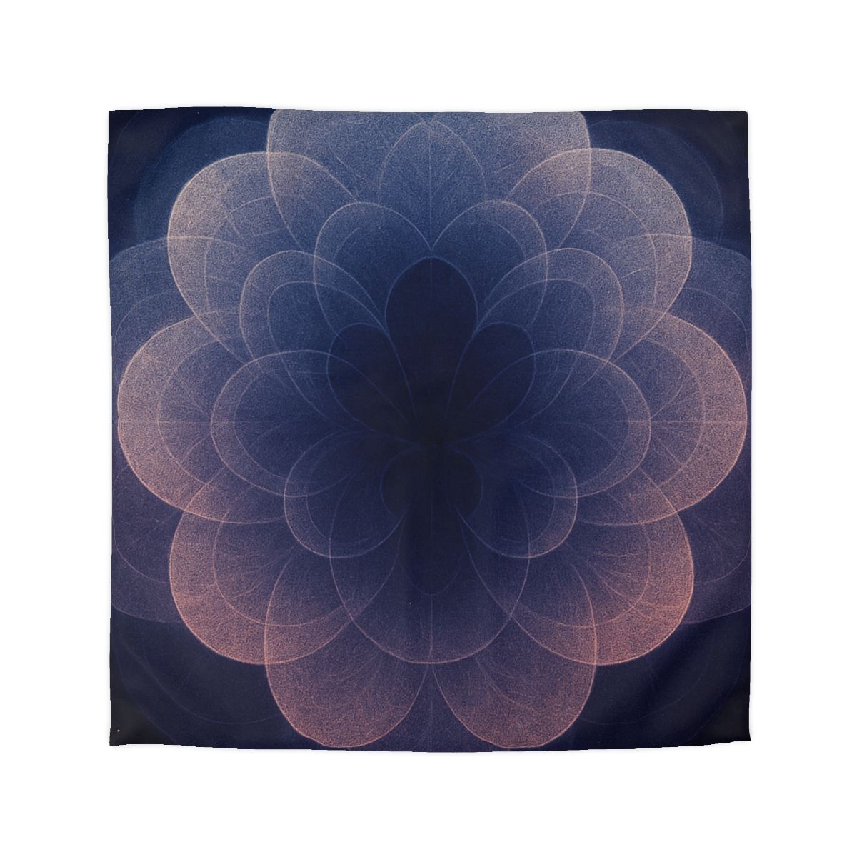 Petal Halo Interference personalized bedding duvets