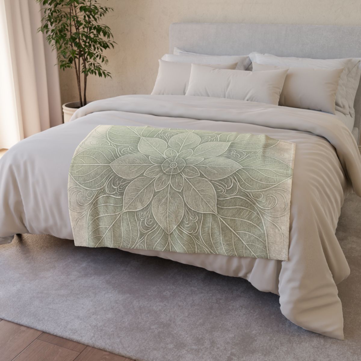 Vein Lace Mandala designer printed blankets