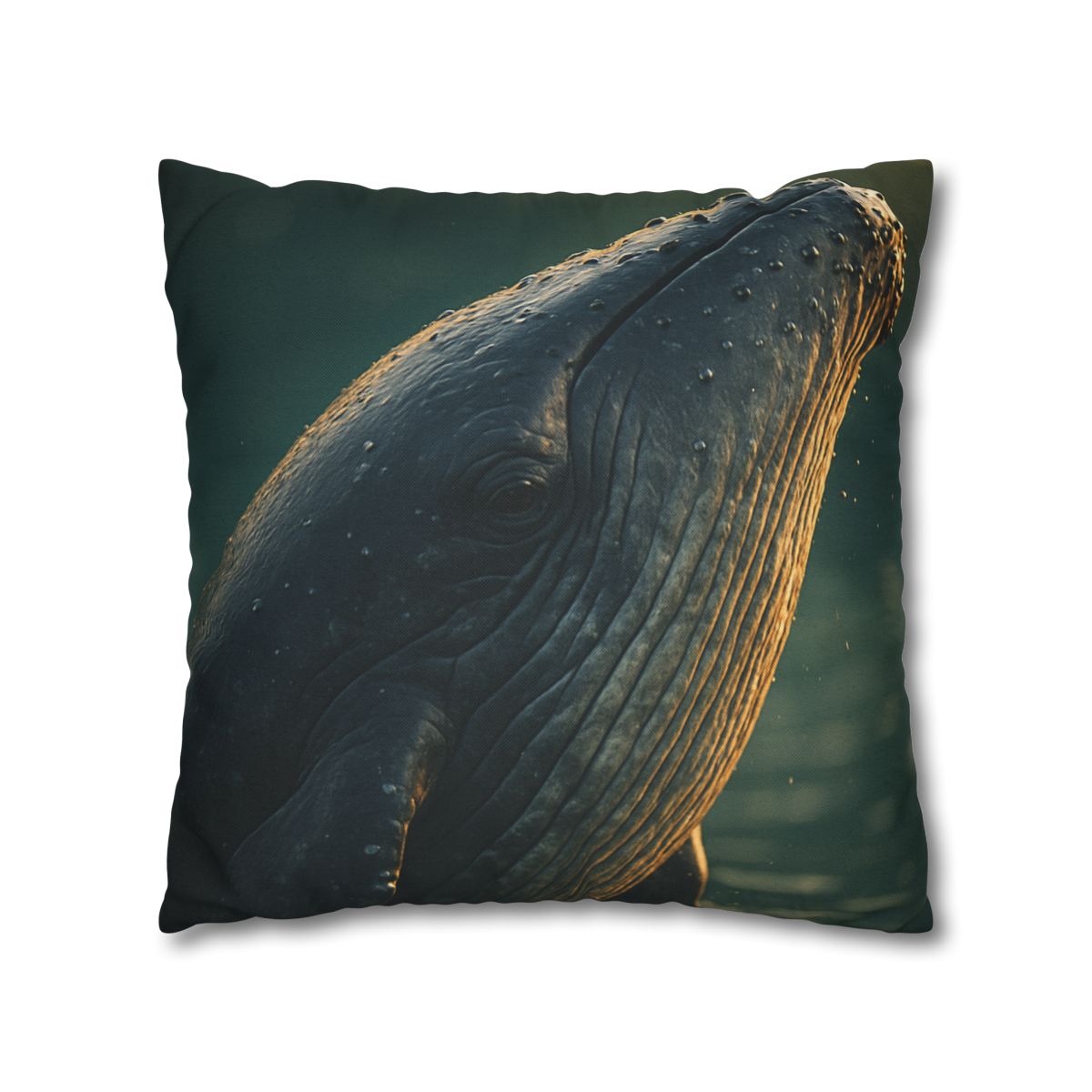 Silver Surge Humpback Whale soft cotton pillow cases