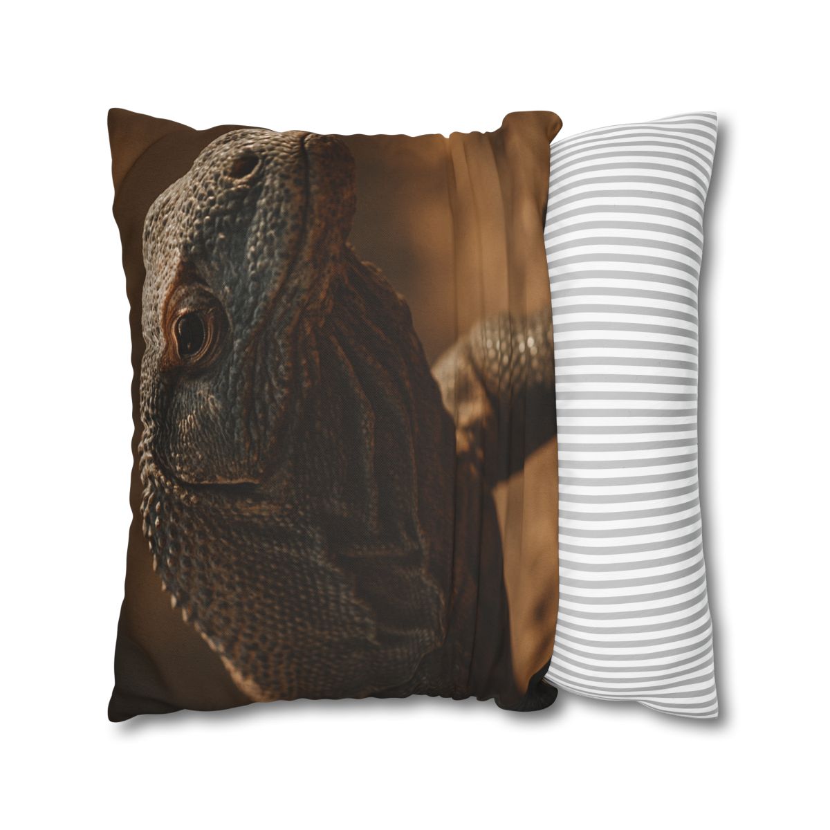 Ancient Sentinel Komodo Dragon custom pillow cases