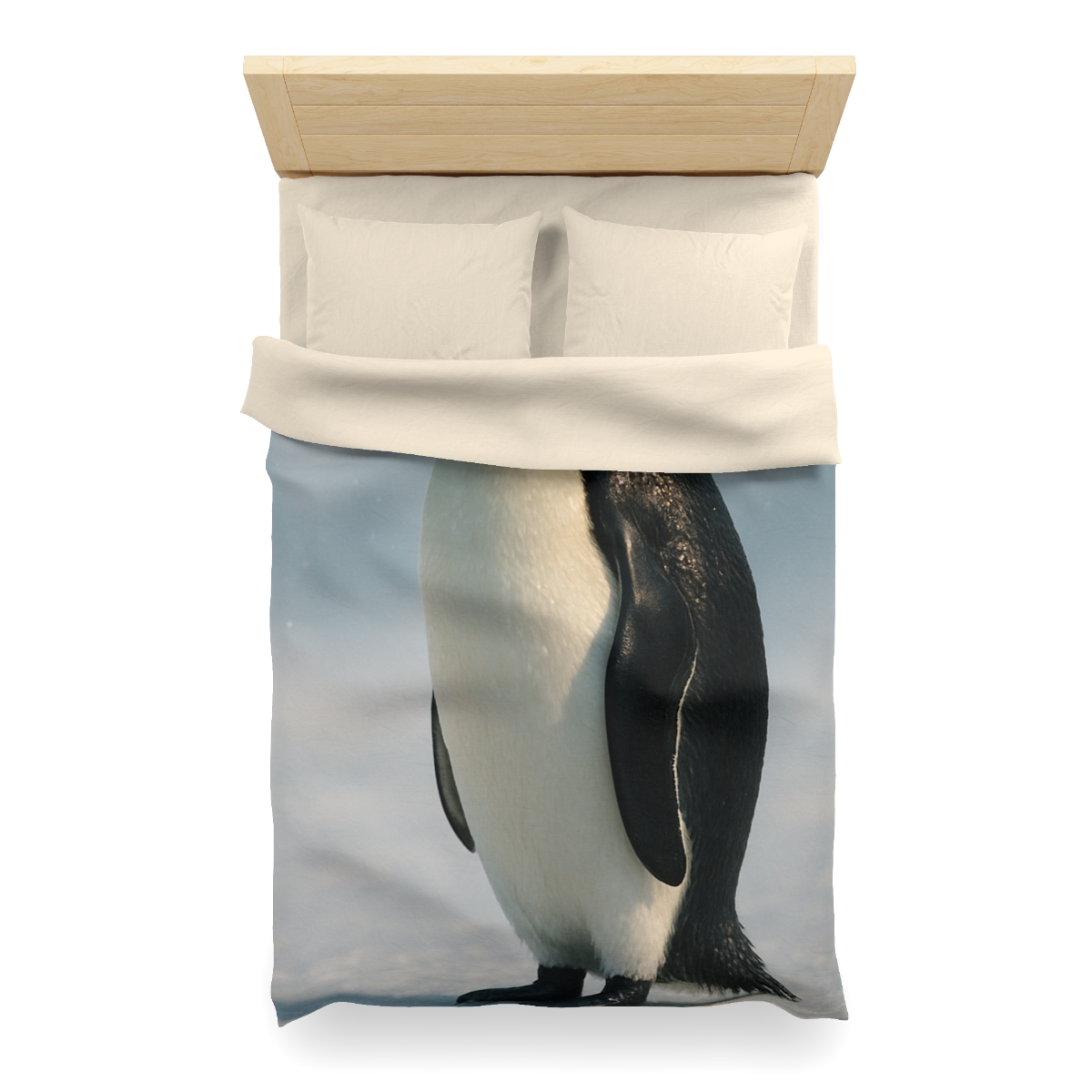 Aurora Drift Emperor Penguin warm winter duvets