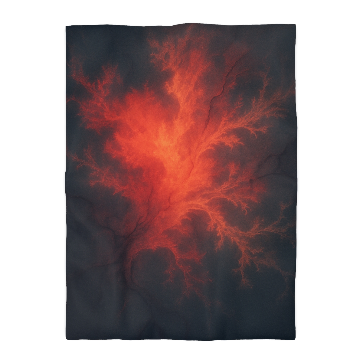 Fractal Nebula Tidal Bloom stylish duvet covers