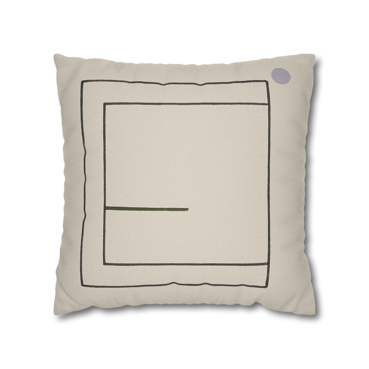 Nested Square And Crossing Short Line comfortable bedding pillow covers