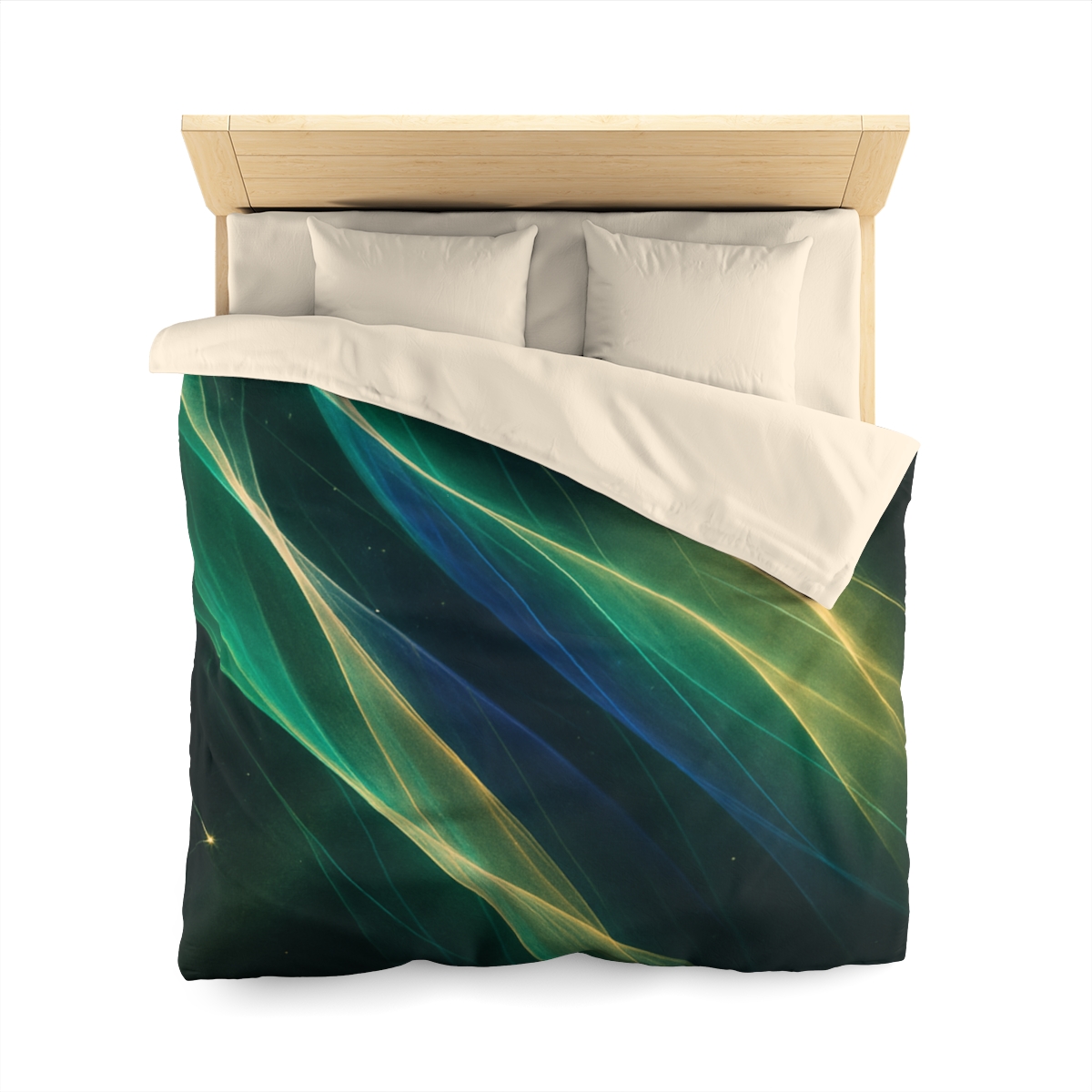 Veil Of Quantum Aurora stylish duvet covers
