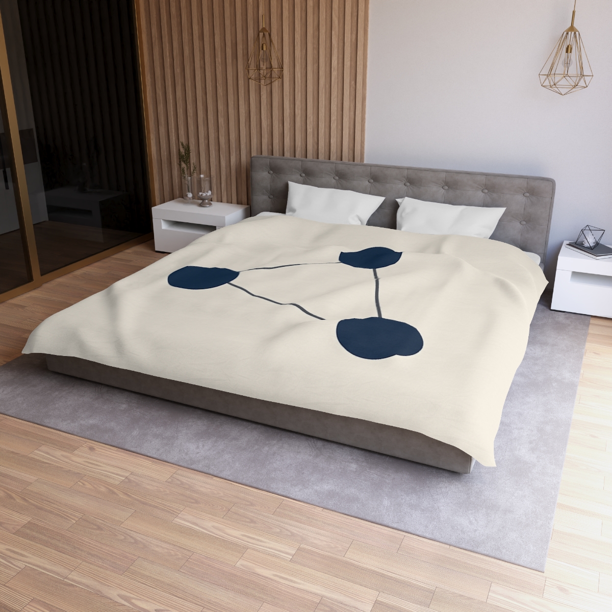 Orbital Line Cluster soft comforter duvets