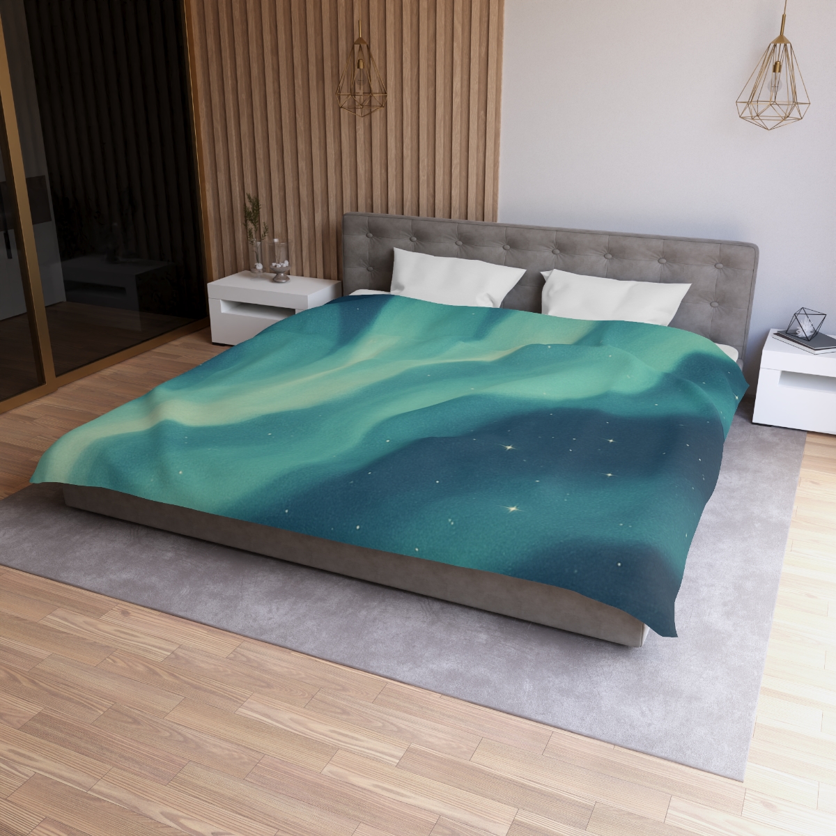 Aurora Veil Star Bloom personalized bedding duvets