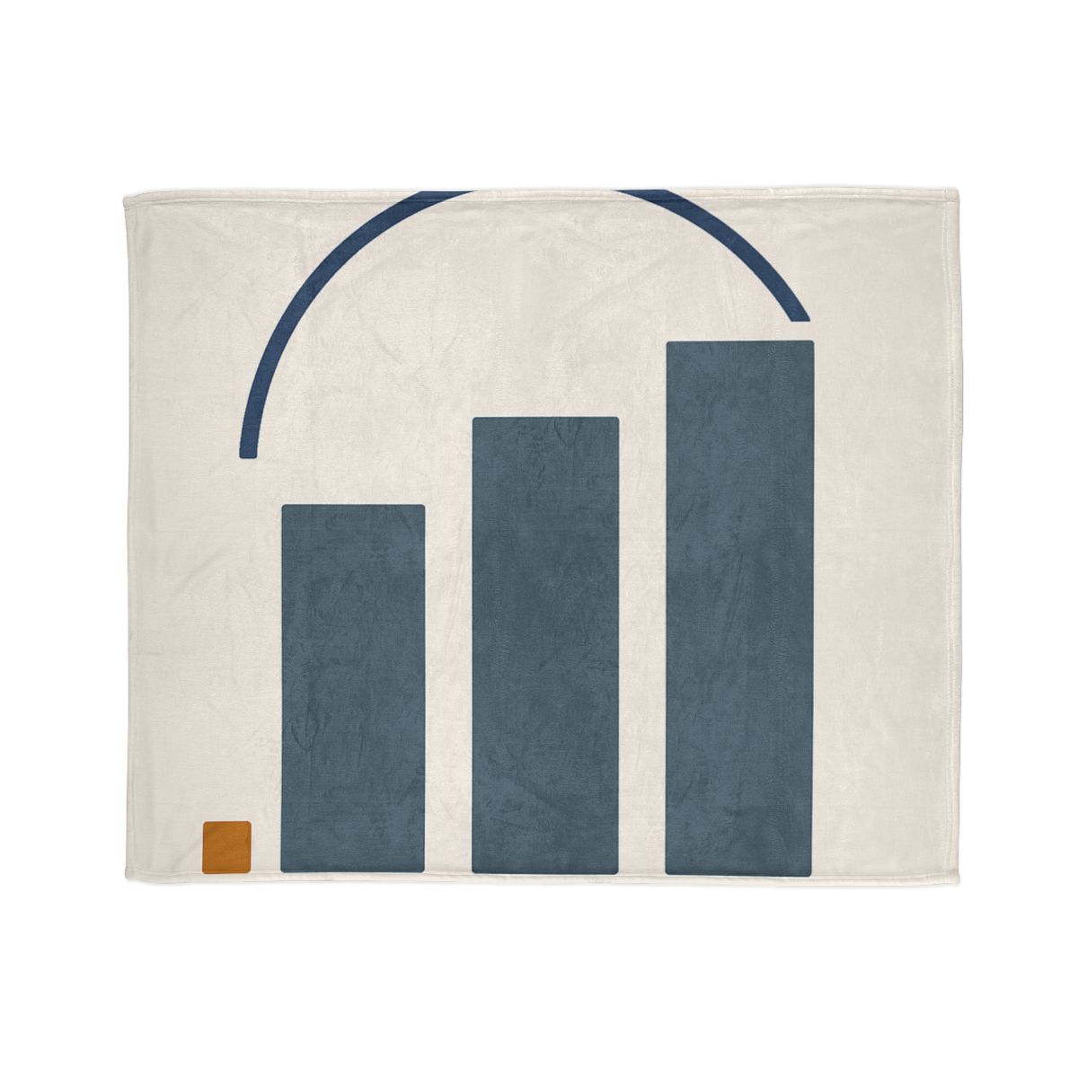 Three Bars With Hanging Arc soft fleece blankets