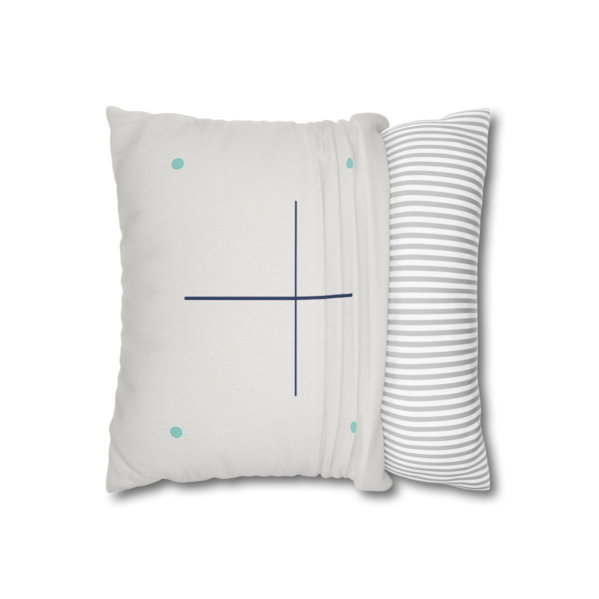 Sparse Meridian Cross And Dots custom pillow cases
