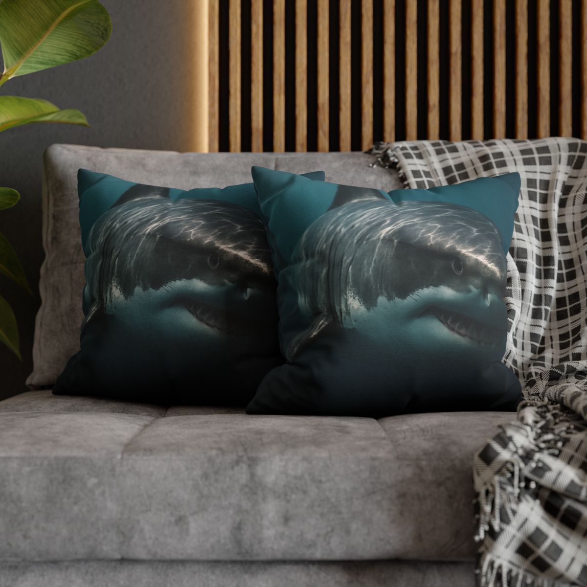 Silent Hunter Great White Shark unique gift pillow cases