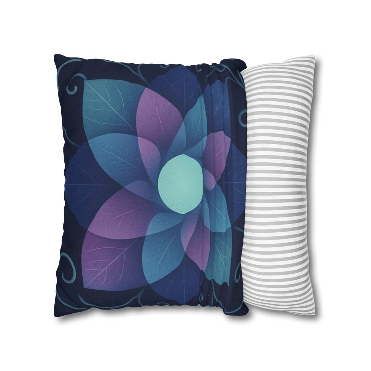 Petal Aperture Kaleidoscope soft cotton pillow cases