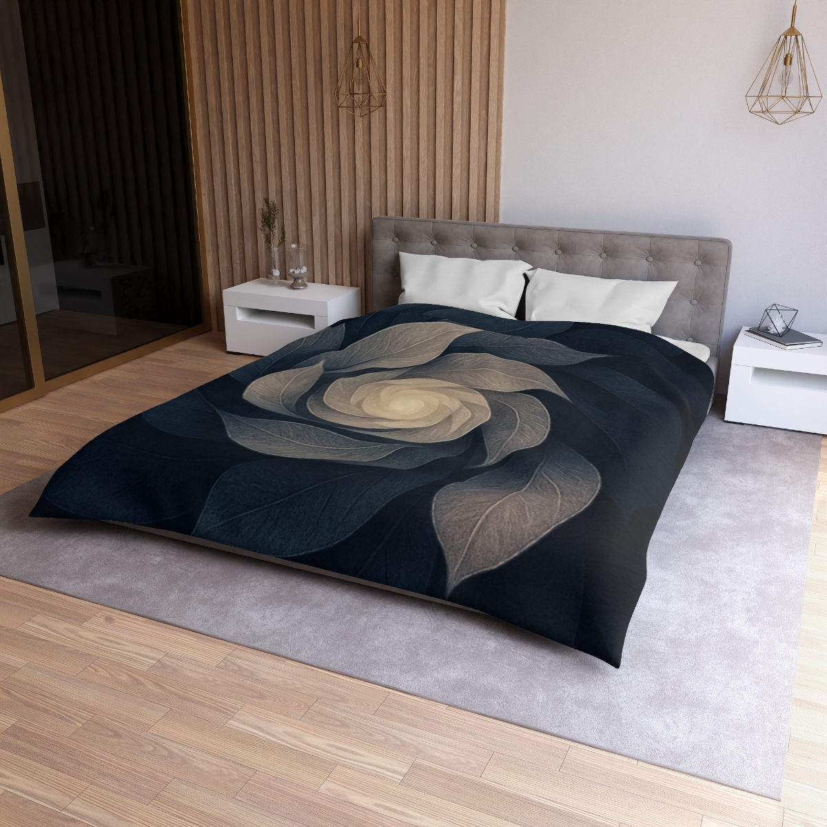 Petal Shadow Helix stylish duvet covers