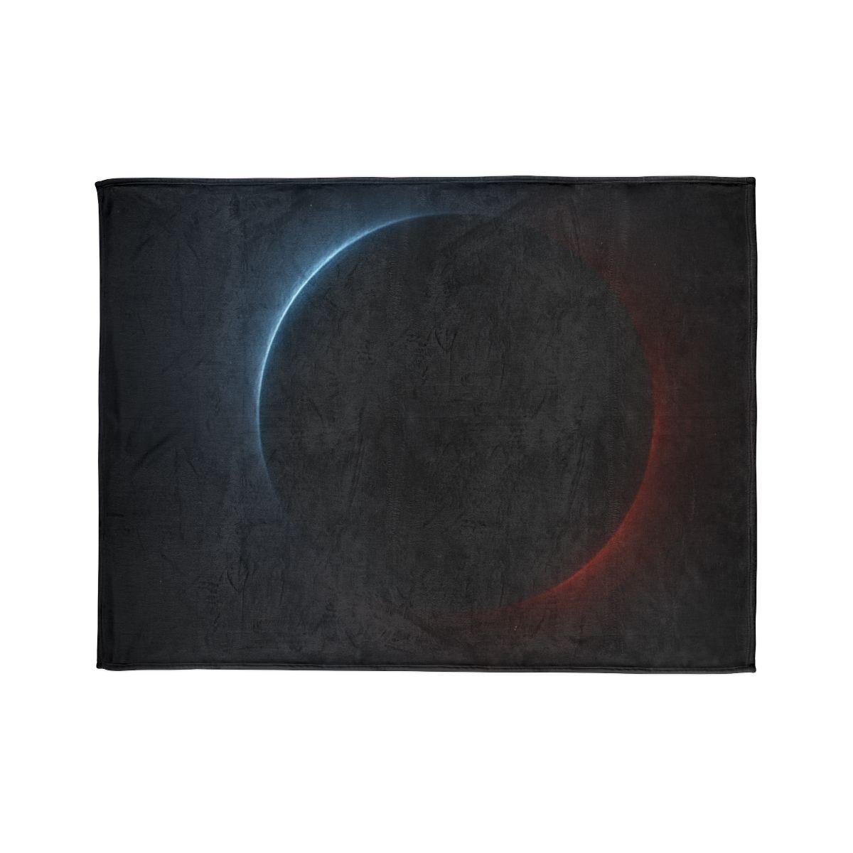 Event Horizon Silhouette soft fleece blankets