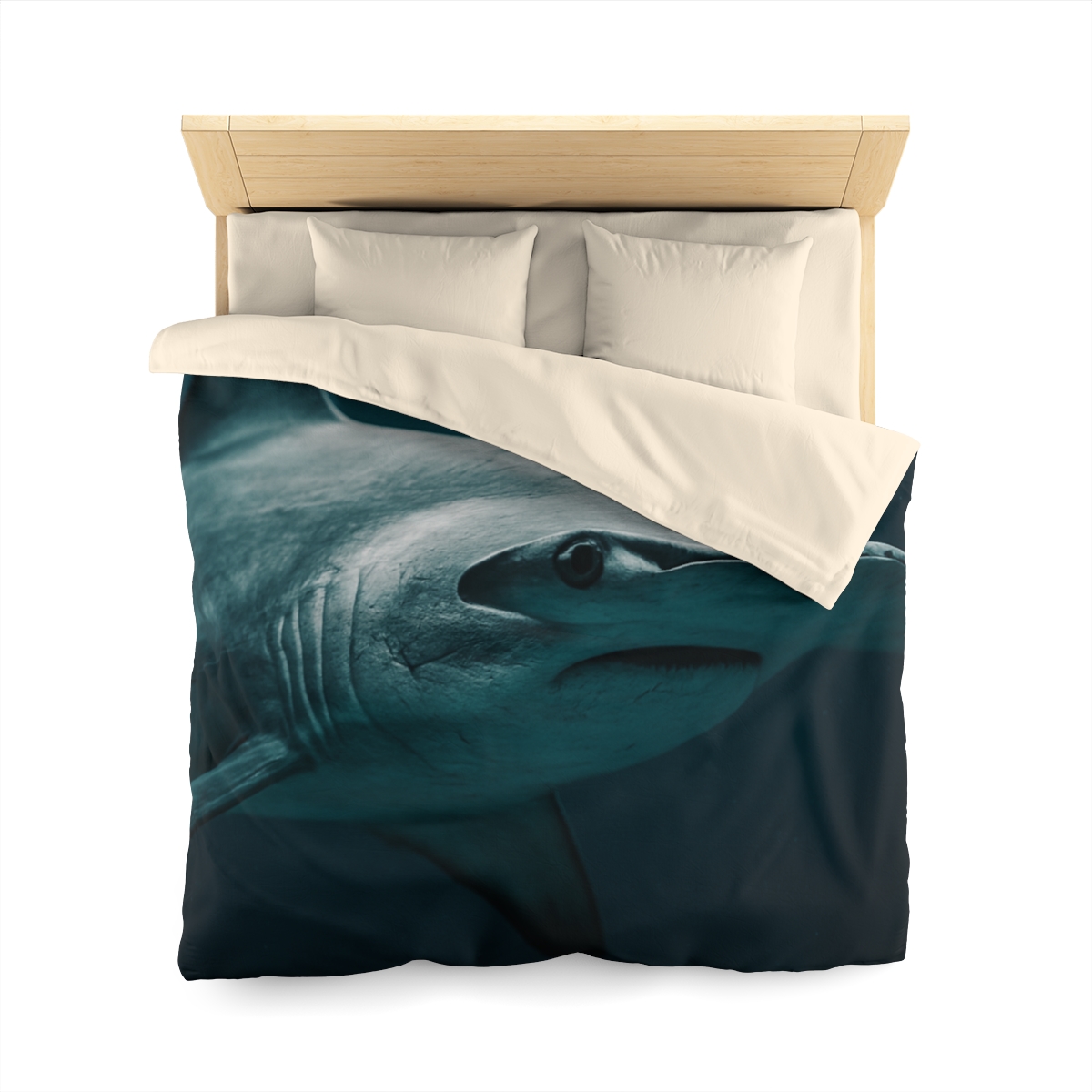 Midwater Silhouette Hammerhead Shark warm winter duvets