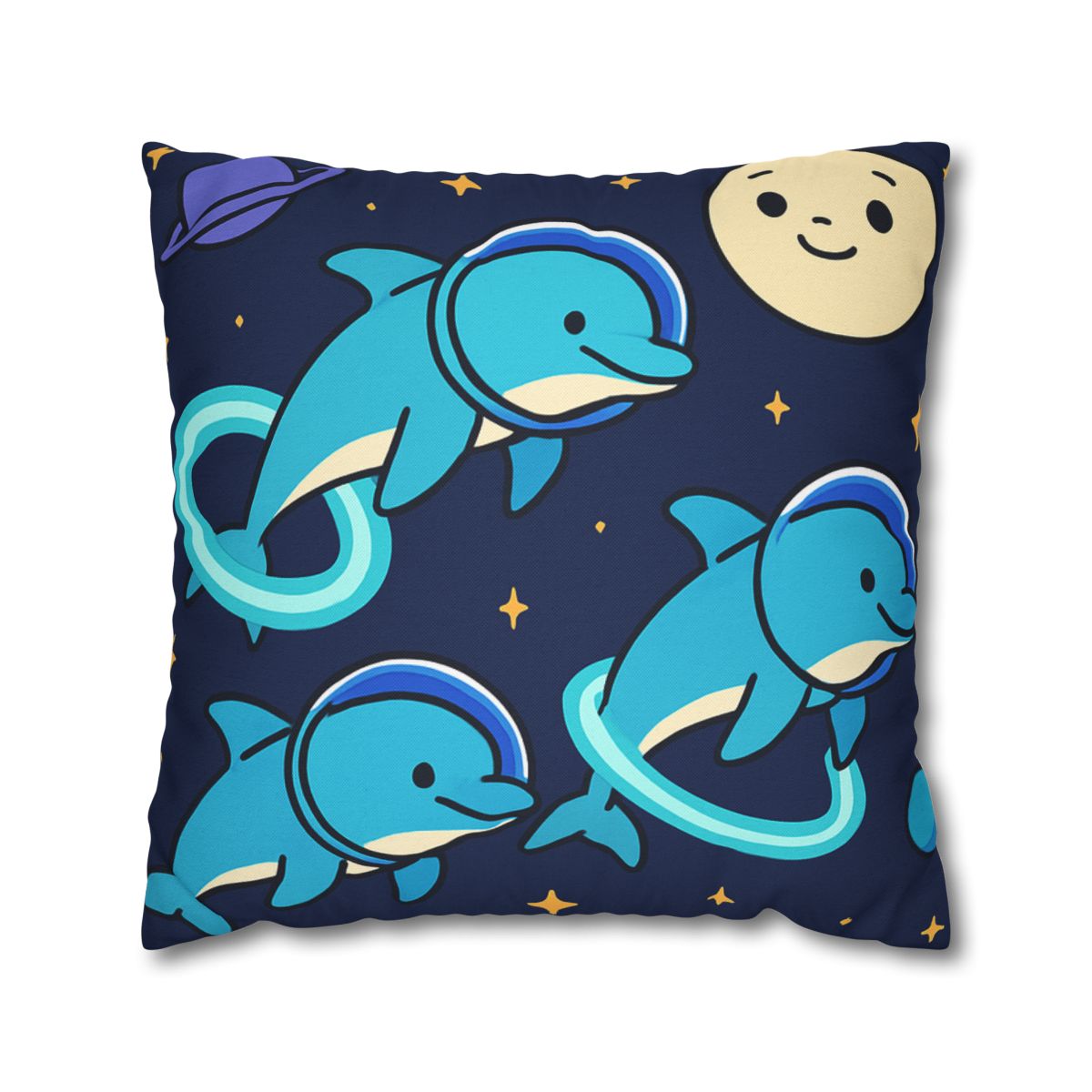 Cosmic Dolphin Playground custom pillow cases