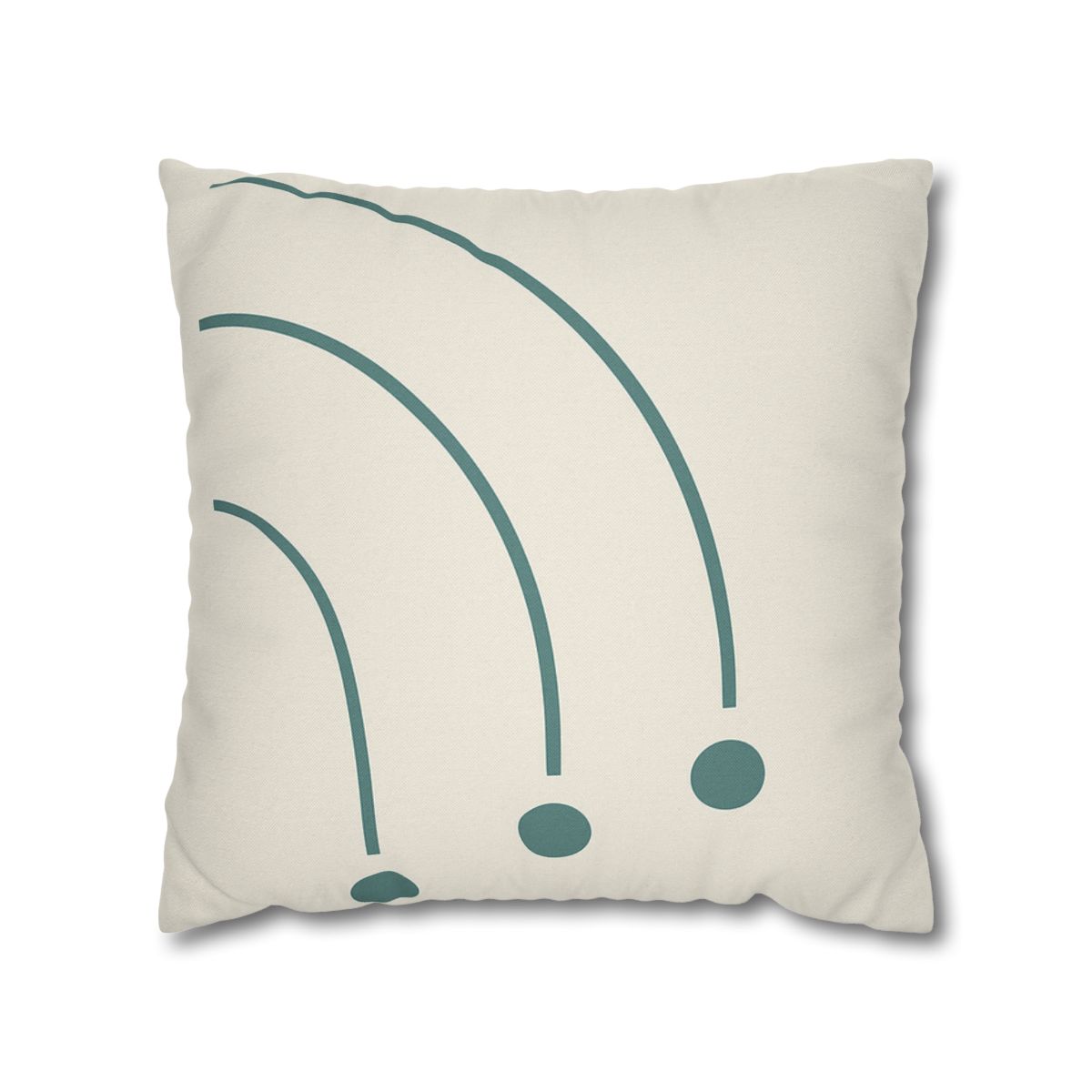 Balanced Arc And Dot Trio personalized pillow covers